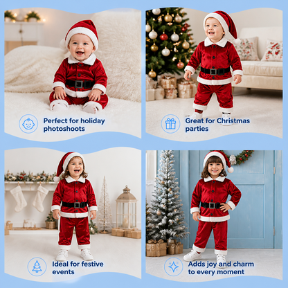 Baby & Toddler Santa Costume Set