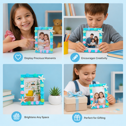 DIY Building Blocks Photo Frame Craft Kit