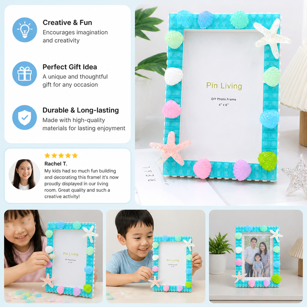 DIY Building Blocks Photo Frame Craft Kit