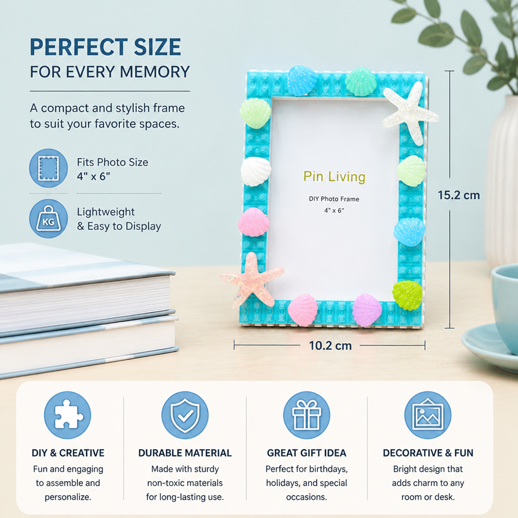 DIY Building Blocks Photo Frame Craft Kit