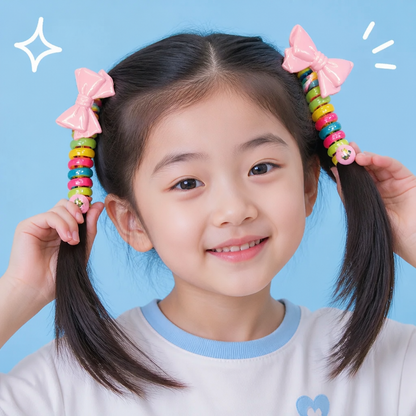 Cute Kids Spiral Hair Tie Set