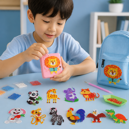 DIY Diamond Art Sticker Craft Kit for Kids