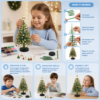 DIY Crystal Beaded Christmas Tree Craft Kit