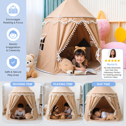 Cozy Kids Play Tent – A Charming Hideaway for Reading & Play