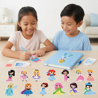 DIY Diamond Art Sticker Craft Kit for Kids
