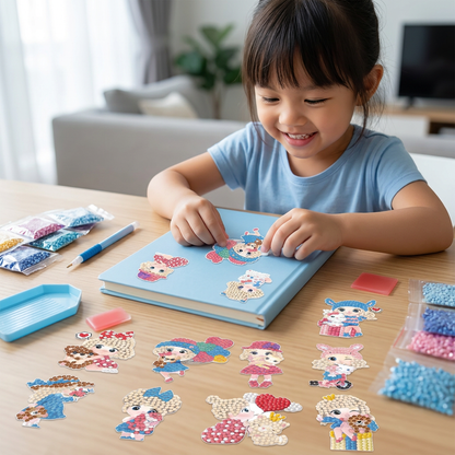DIY Diamond Art Sticker Craft Kit for Kids