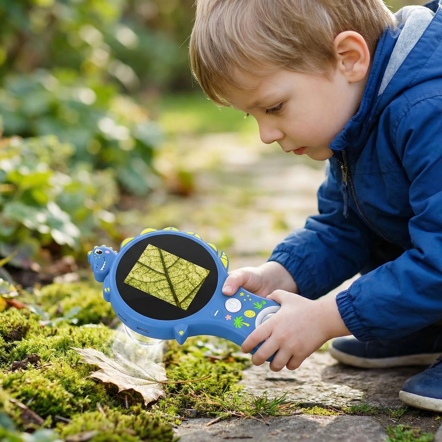 Kids Digital Video Microscope with Screen – Portable Science Explorer for Little Investigators