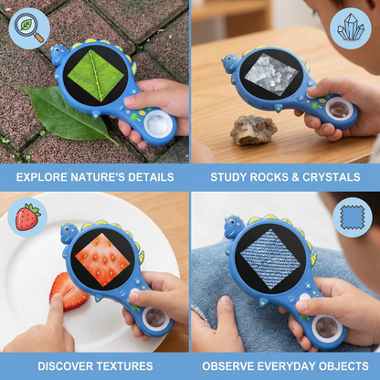 Kids Digital Video Microscope with Screen – Portable Science Explorer for Little Investigators