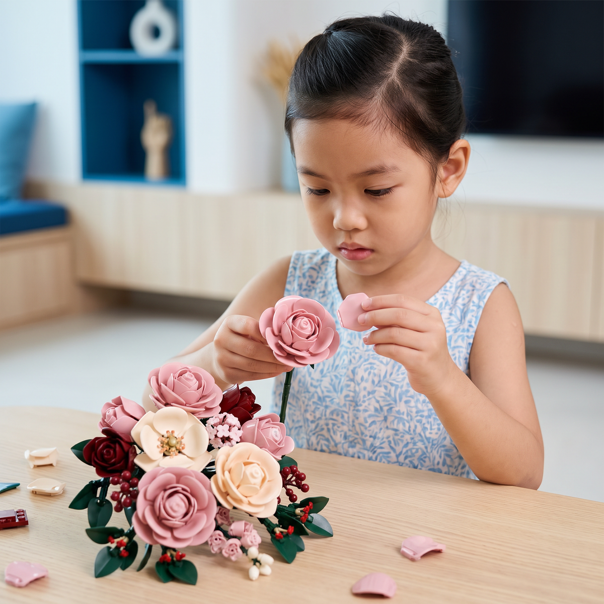 Flower Building Block Bouquet Set
