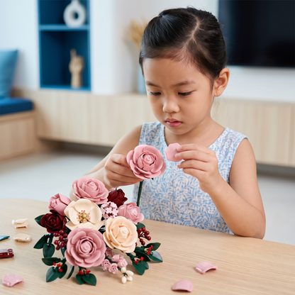 Flower Building Block Bouquet Set
