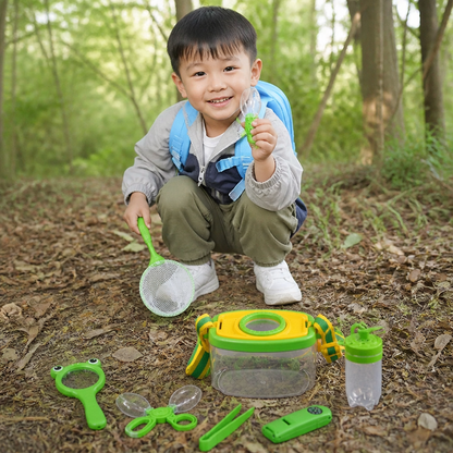Kids Outdoor Bug Observation Explorer Kit with Accessories