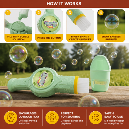 Interactive Bubble Ball Racket Toy for Kids