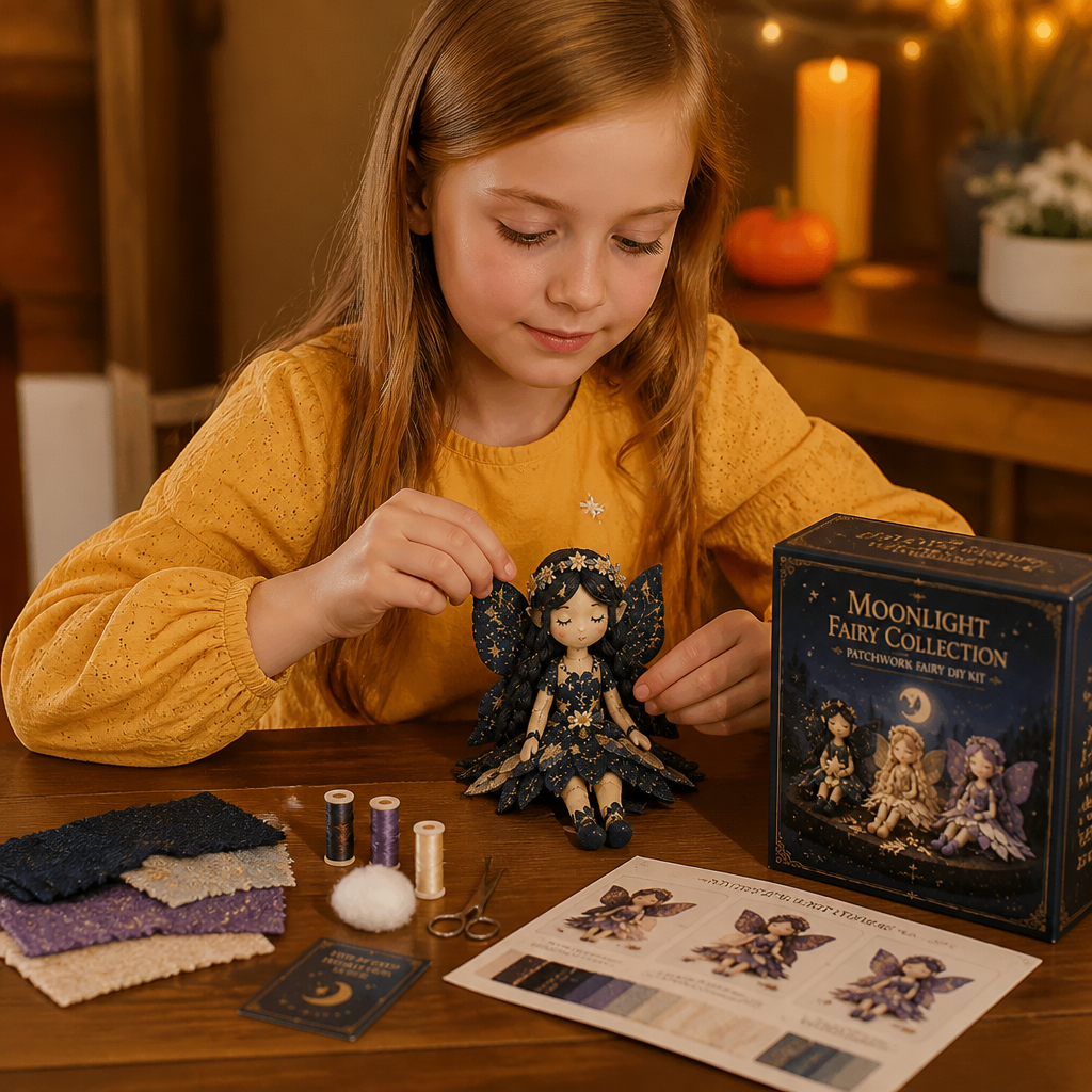 Fairy DIY Sewing Kit for Kids – Make Enchanting Fairy Dolls with Fabric, Accessories & Instructions