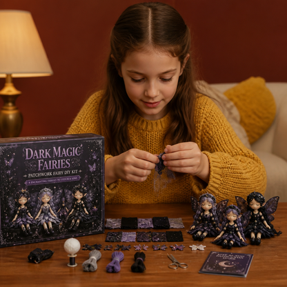 Fairy DIY Sewing Kit for Kids – Make Enchanting Fairy Dolls with Fabric, Accessories & Instructions