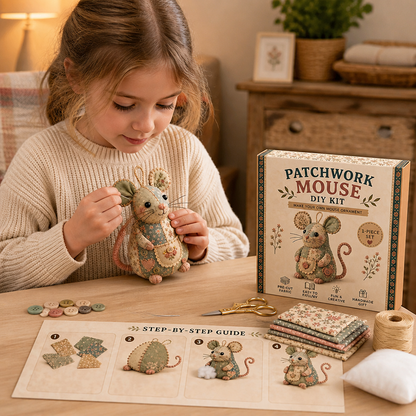DIY Animal Sewing Kit – Handmade Fabric Ornament Craft Set