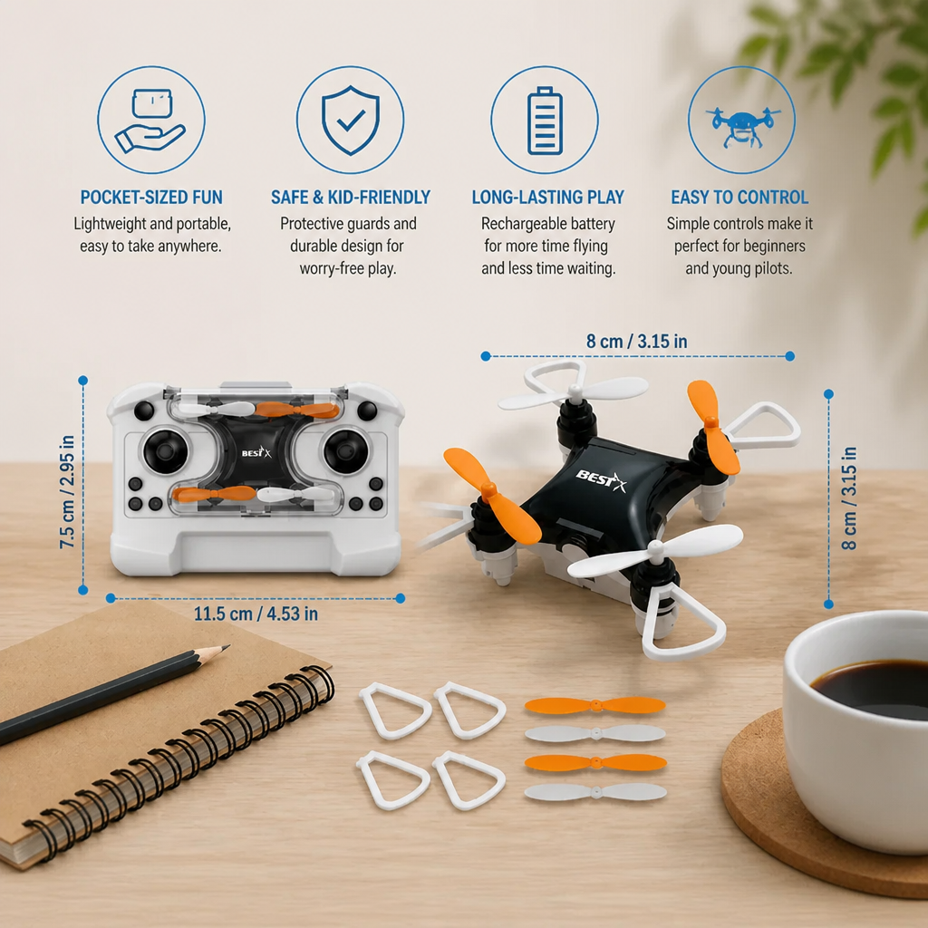 Mini Drone – RC Stunt Flyer for Kids