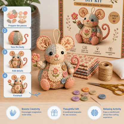 DIY Animal Sewing Kit – Handmade Fabric Ornament Craft Set