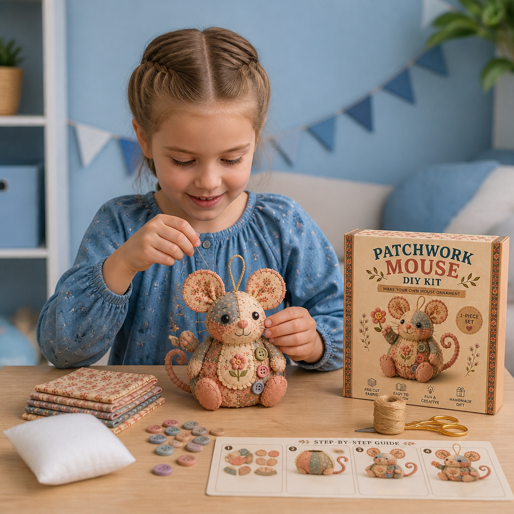 DIY Animal Sewing Kit – Handmade Fabric Ornament Craft Set