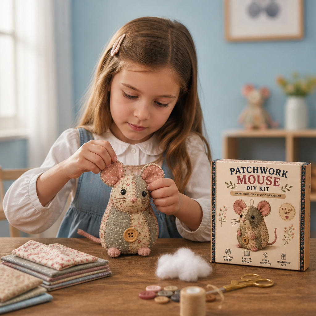 DIY Animal Sewing Kit – Handmade Fabric Ornament Craft Set