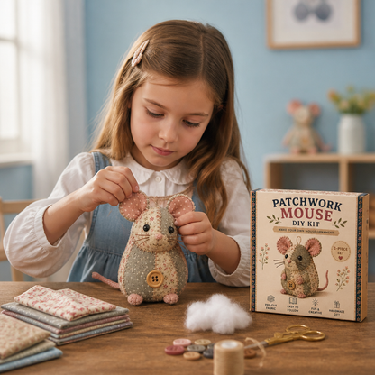 DIY Animal Sewing Kit – Handmade Fabric Ornament Craft Set