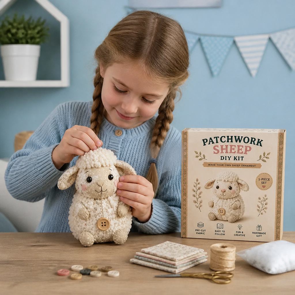 DIY Animal Sewing Kit – Handmade Fabric Ornament Craft Set