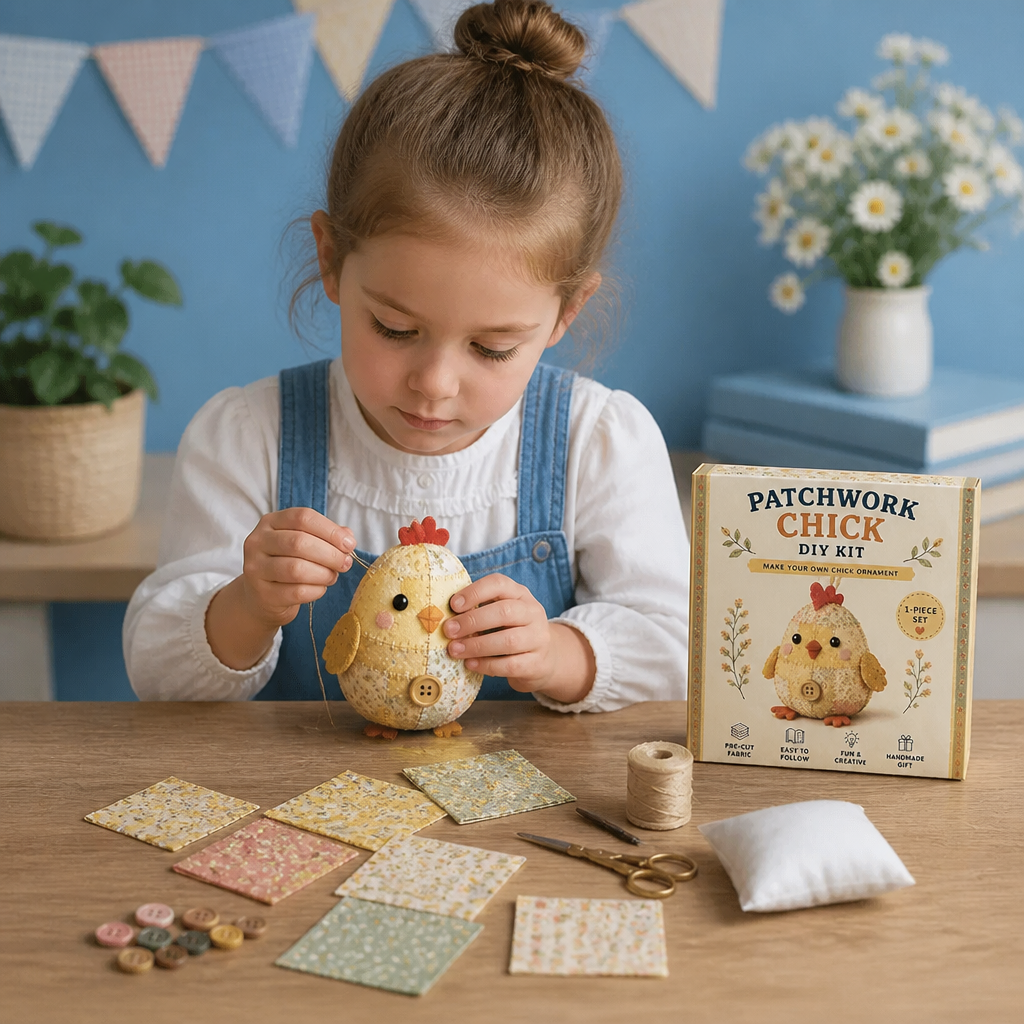 DIY Animal Sewing Kit – Handmade Fabric Ornament Craft Set
