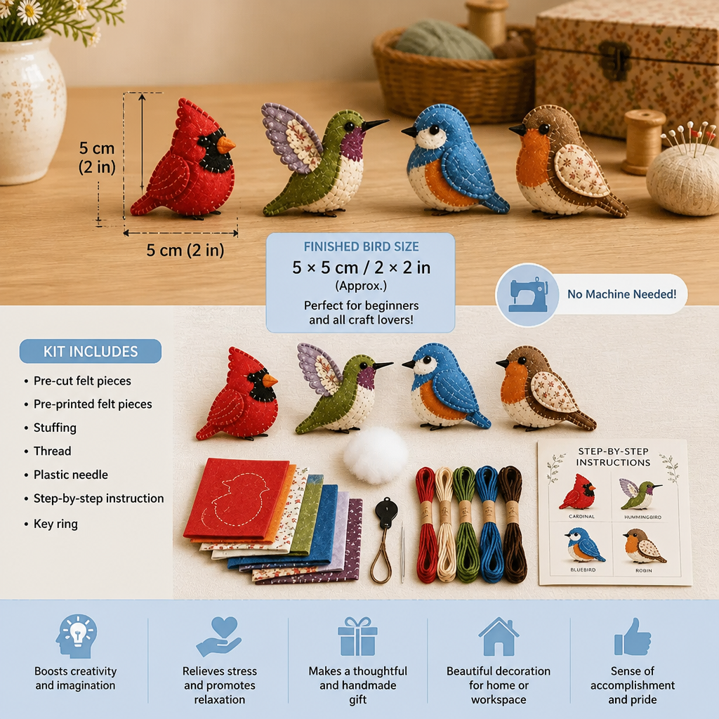 DIY Plush Sewing Kit – Make Your Own Cute Character