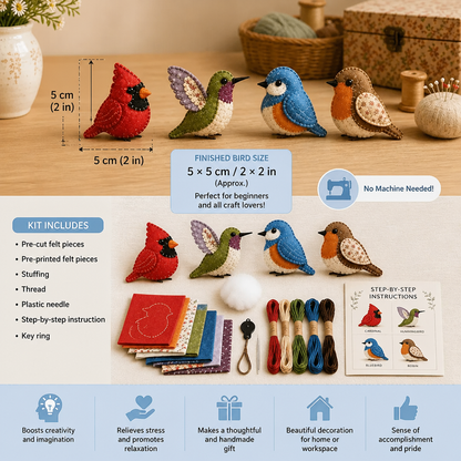 DIY Plush Sewing Kit – Make Your Own Cute Character