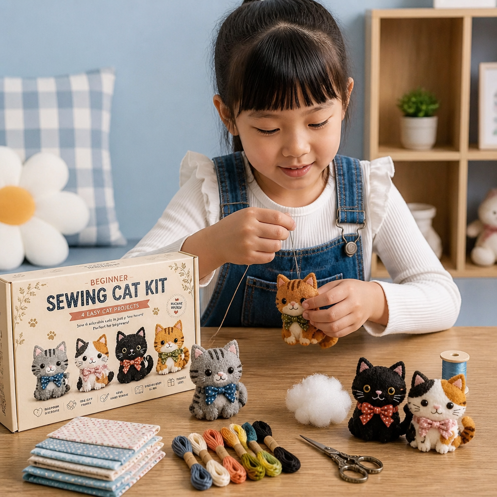 DIY Plush Sewing Kit – Make Your Own Cute Character