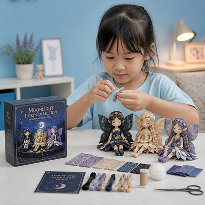 Fairy DIY Sewing Kit for Kids – Make Enchanting Fairy Dolls with Fabric, Accessories & Instructions