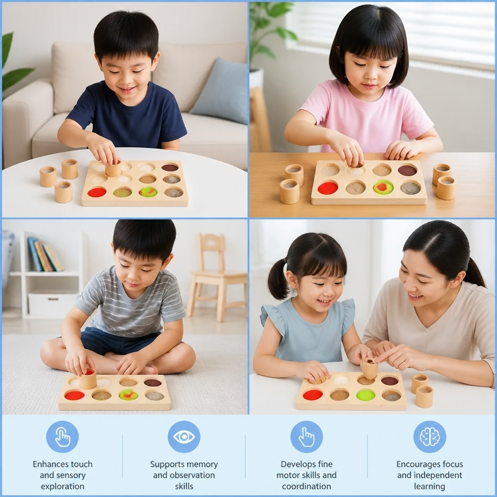 Montessori Touch-and-Feel Game – Sensory Learning Toy