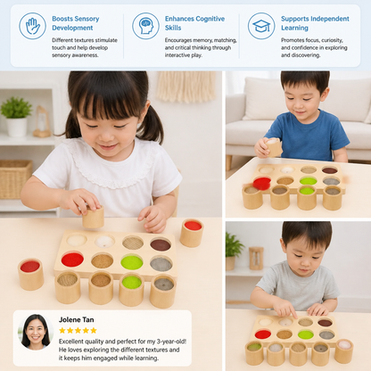 Montessori Touch-and-Feel Game – Sensory Learning Toy