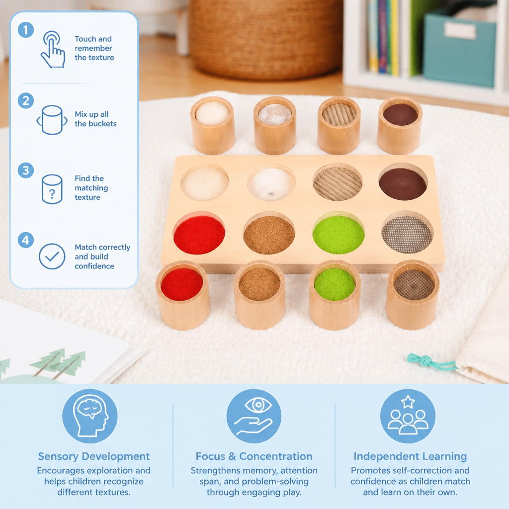 Montessori Touch-and-Feel Game – Sensory Learning Toy