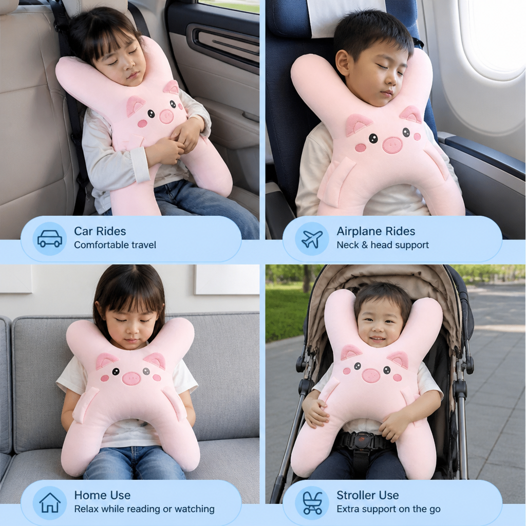 Kids Travel Sleep Support Pillow