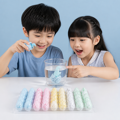 Hatching Dinosaur Egg Kit – Grow-in-Water Dino Eggs with Surprise Toys