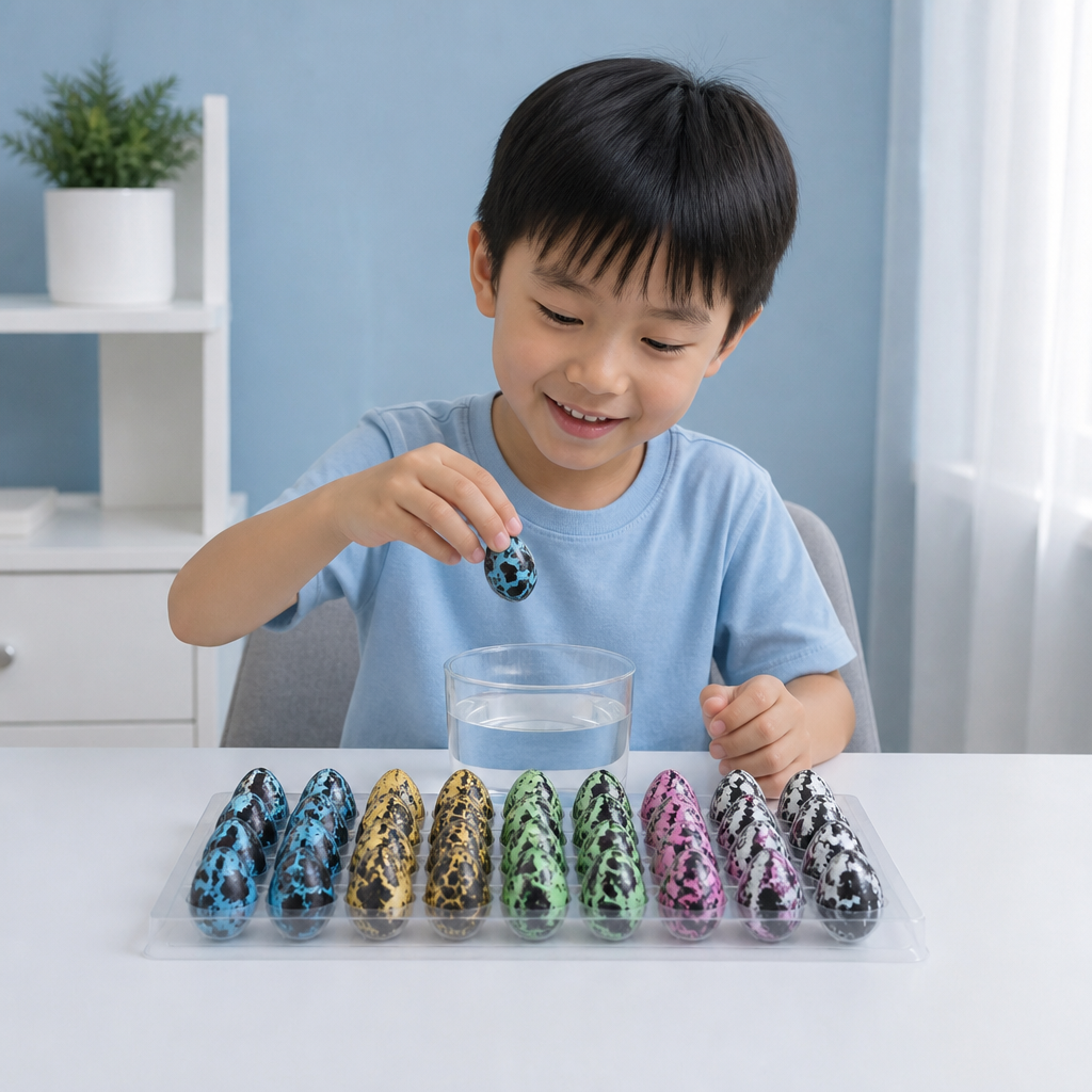 Hatching Dinosaur Egg Kit – Grow-in-Water Dino Eggs with Surprise Toys