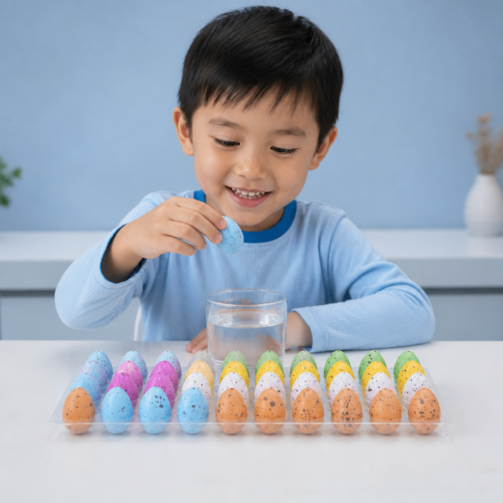 Hatching Dinosaur Egg Kit – Grow-in-Water Dino Eggs with Surprise Toys