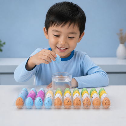 Hatching Dinosaur Egg Kit – Grow-in-Water Dino Eggs with Surprise Toys