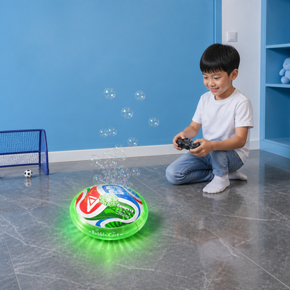 Remote Control Soccer Bubble Ball with Lights & Music
