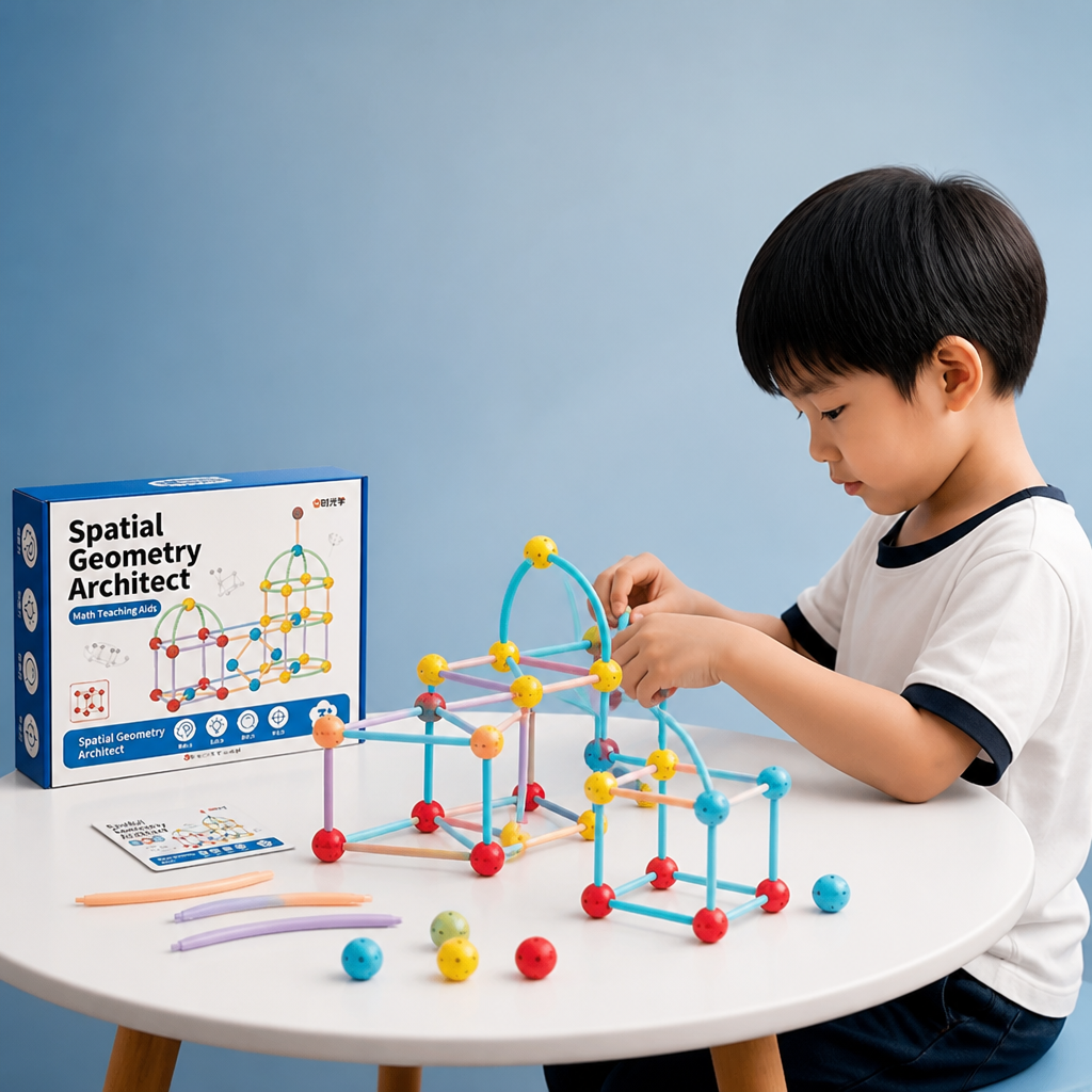 3D Geometry Building Kit – Educational Construction & Spatial Learning Toy