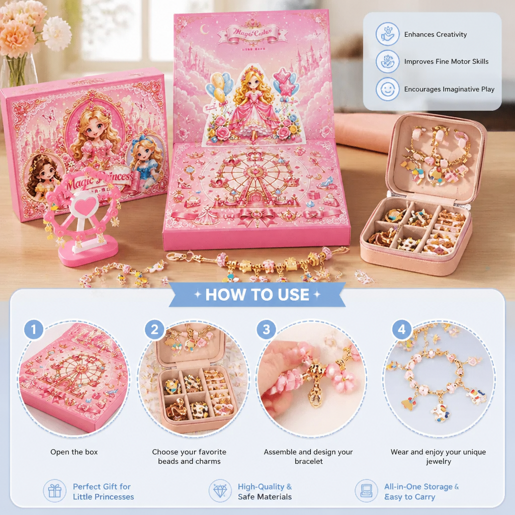 Princess DIY Jewelry & Bracelet Making Advent Calendar