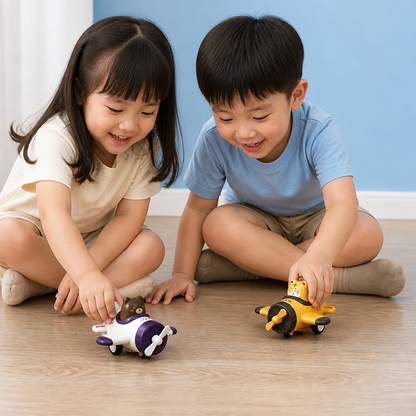 Press & Go Animal Airplane & Truck Toy for Kids
