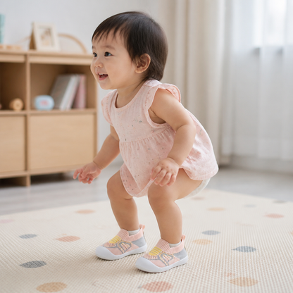 Soft Knit Anti-Slip Baby Sock Shoes for First Steps