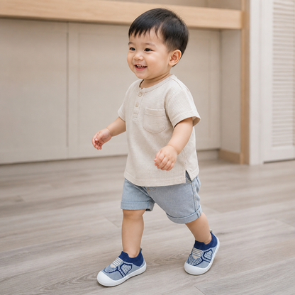 Soft Knit Anti-Slip Baby Sock Shoes for First Steps