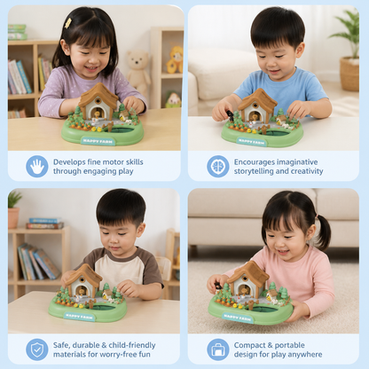 Magnetic Dream Castle & Garden Playset for Kids