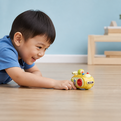 5-in-1 Press & Go Busy Car Toy for Fine Motor Skills Development
