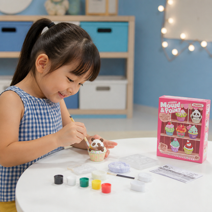 DIY Animal Plaster Painting Kit – Mold, Paint & Create Craft Set for Kids