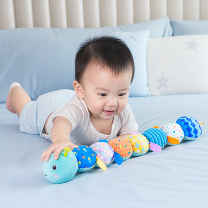 Sensory Plush Rattle and Music Caterpillar