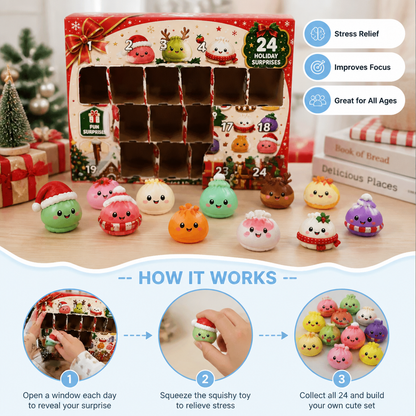Mini Dumpling Squishy Toy Advent Calendar