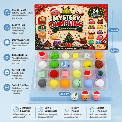Mini Dumpling Squishy Toy Advent Calendar